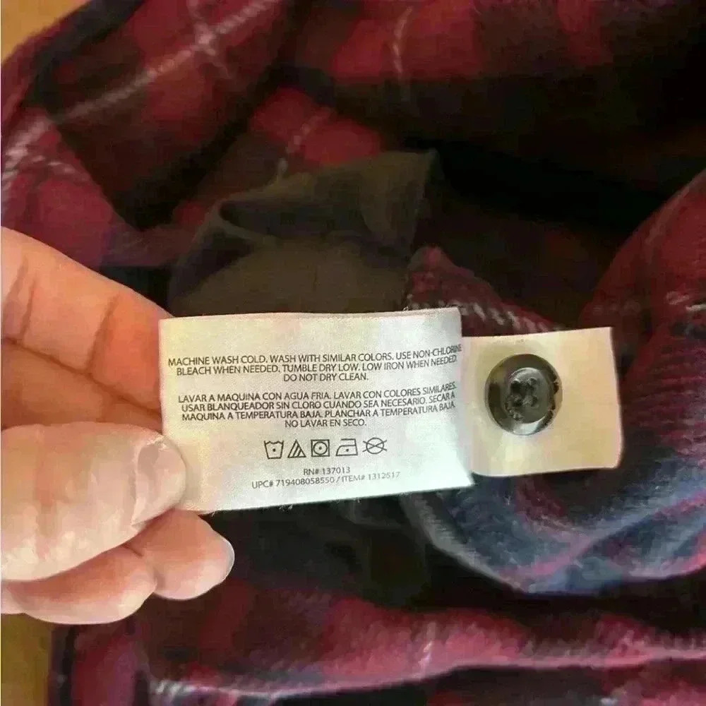 ORVIS Flannel Shirt Mens Extra Large Plaid Shacket Heavyweight Workwear - Picture 14 of 14